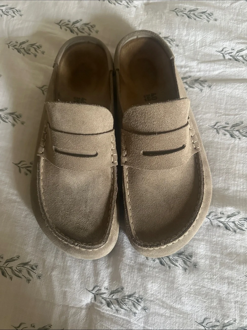 Birkenstock NAPLES WRAPPED Suede Slip-On Loafers NEW